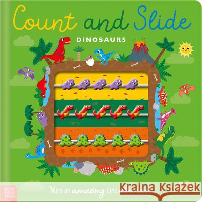 Count and Slide Dinosaurs Elena Rodgers Scott Barker 9781836428459 Make Believe Ideas