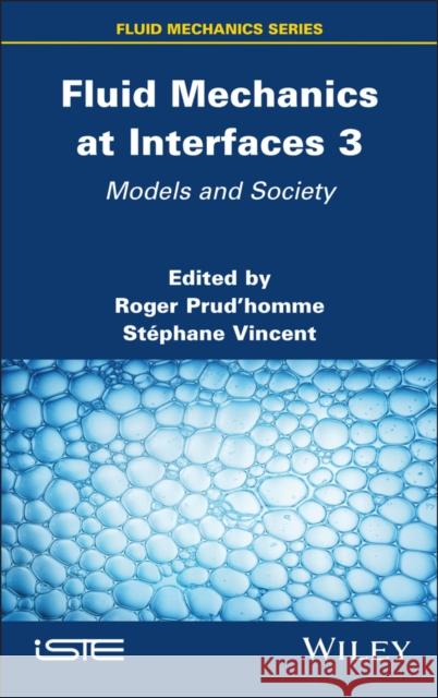 Fluid Mechanics at Interfaces 3: Models and Society Roger Prudhomme Stephane Vincent 9781836690481 Wiley-Iste