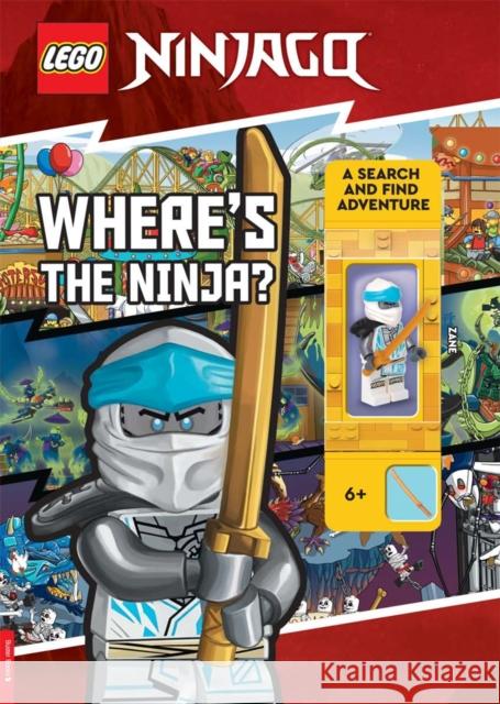 LEGO® NINJAGO®: Where’s the Ninja? A Search and Find Adventure (with Zane minifigure) Buster Books 9781837250325