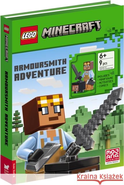 LEGO® Minecraft®: Armoursmith Adventure Activity Book (with Armoursmith minifigure and accessories) Buster Books 9781837250776