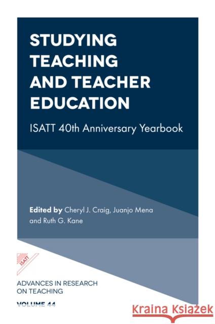 Studying Teaching and Teacher Education  9781837536238 Emerald Publishing Limited