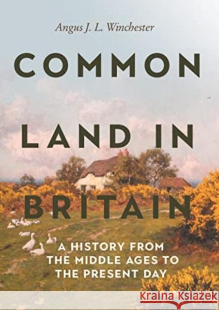 Common Land in Britain Angus J L Winchester 9781837651320