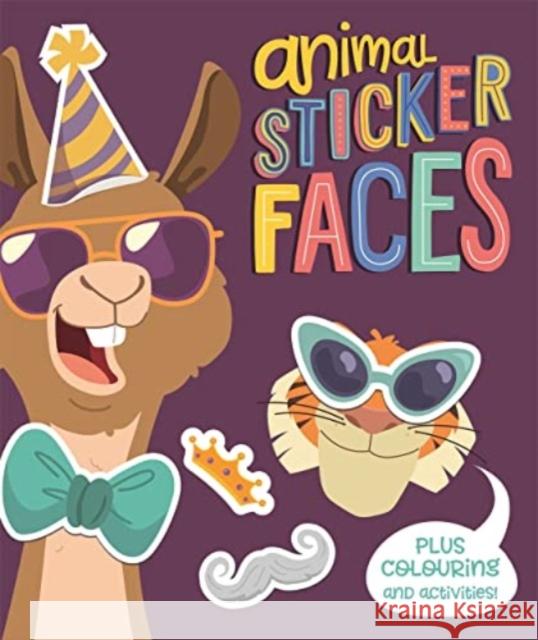 Animal Sticker Faces Igloo Books 9781837711086 Bonnier Books Ltd