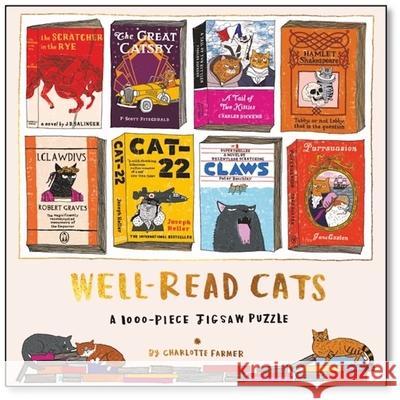The Well-Read Cat: A 500-Piece Jigsaw Puzzle Charlotte Farmer 9781837761098 Skittledog