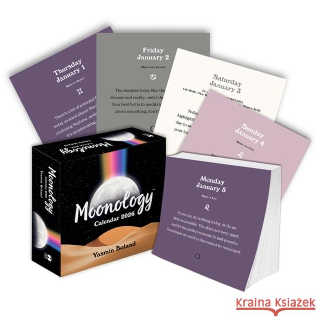 Moonology™  Calendar 2026 Yasmin Boland 9781837824465
