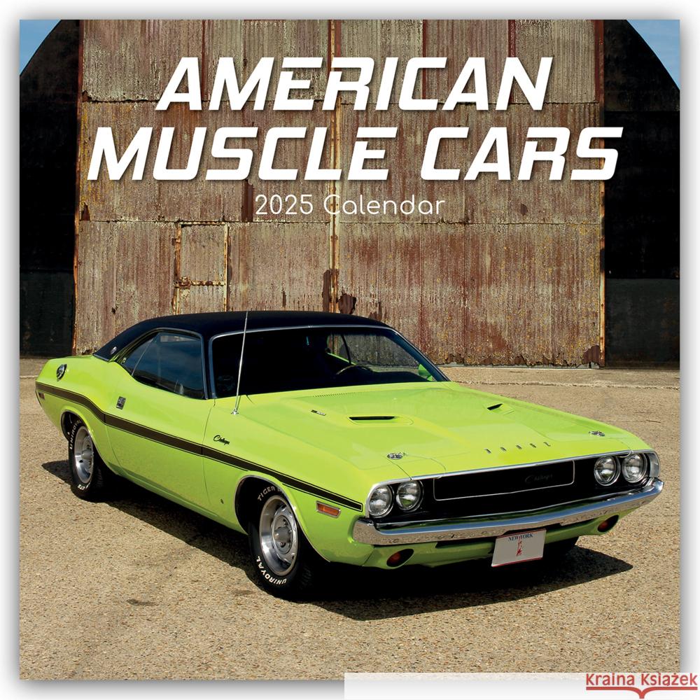 American Muscle Cars - Amerikanische Muscle-Cars 2025 - 16-Monatskalender Gifted Stationery 9781837889075 Flechsig