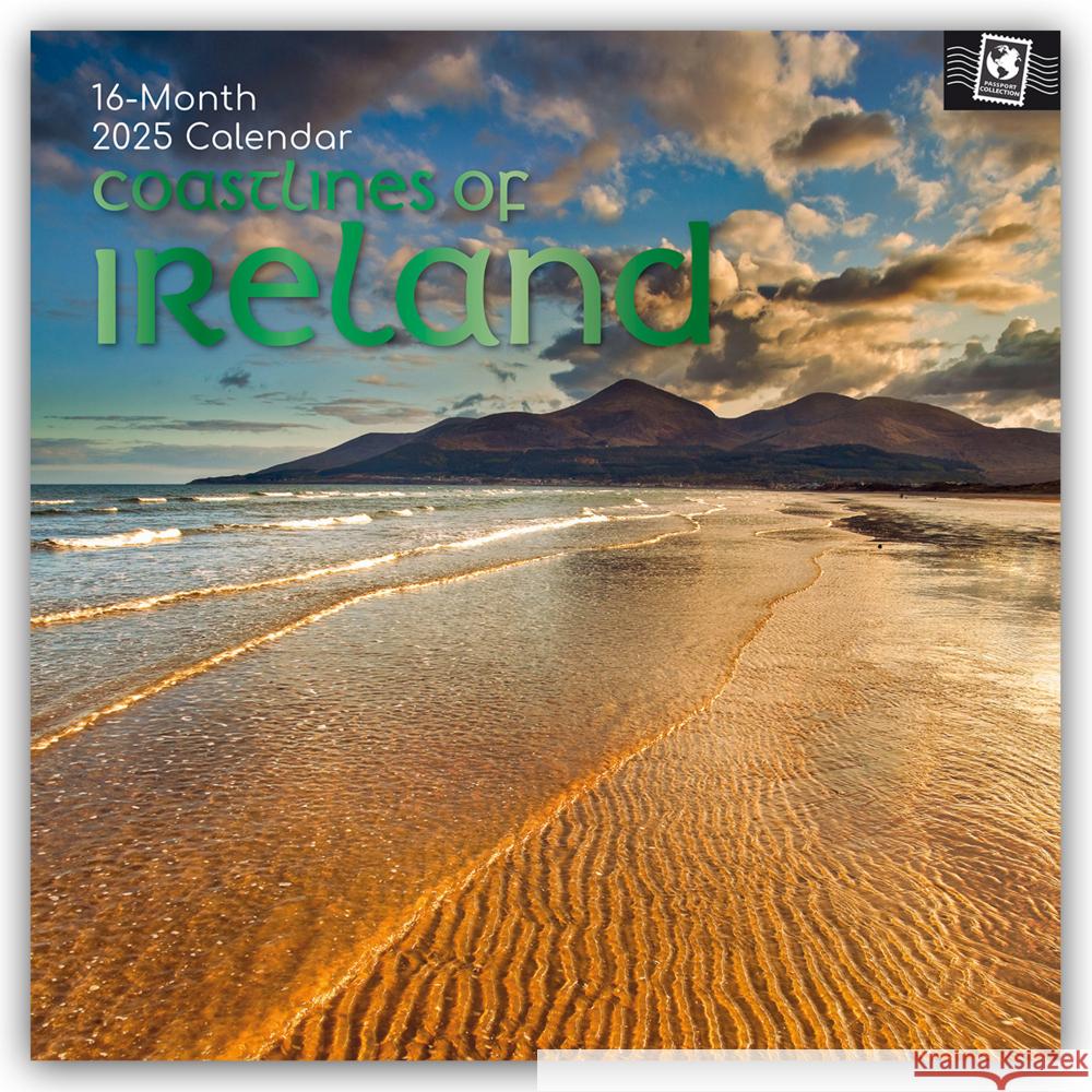 Coastlines of Ireland - Irlands Küsten 2025 - 16-Monatskalender Gifted Stationery Co. Ltd 9781837889938 Flechsig