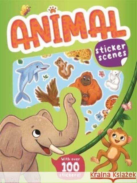 Animal Sticker Scenes Igloo Books 9781837954070 Bonnier Books Ltd