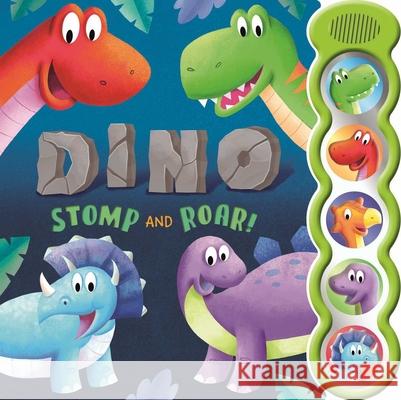 Dino Stomp and Roar: With 5 3D Sound Buttons Igloobooks                               Hannah Wood 9781837955596