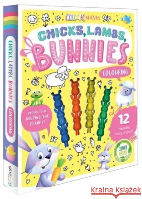 Chicks, Lambs, Bunnies Colouring Igloo Books 9781837956685 Bonnier Books Ltd