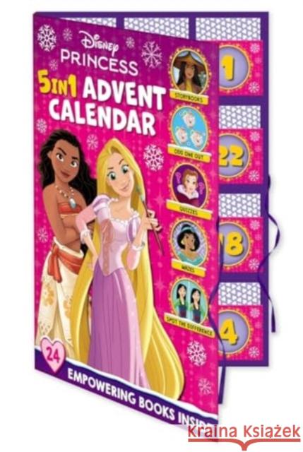 Disney Princess: 5-in-1 Advent Calendar Walt Disney 9781837959099