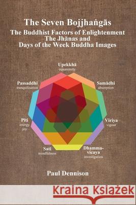 The Bojjhaṅgās: The Buddhist Factors of Enlightenment, the Jhānas and Days of the Week Buddha Images Dennison, Paul 9781838099831 Itipiso Publications