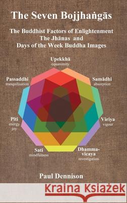 The Bojjhaṅgās: The Buddhist Factors of Enlightenment, the Jhānas and Days of the Week Buddha Images Dennison, Paul 9781838099848 Itipiso Publications