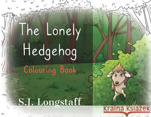 The Lonely Hedgehog Coloring Book Sj Longstaff 9781838314026