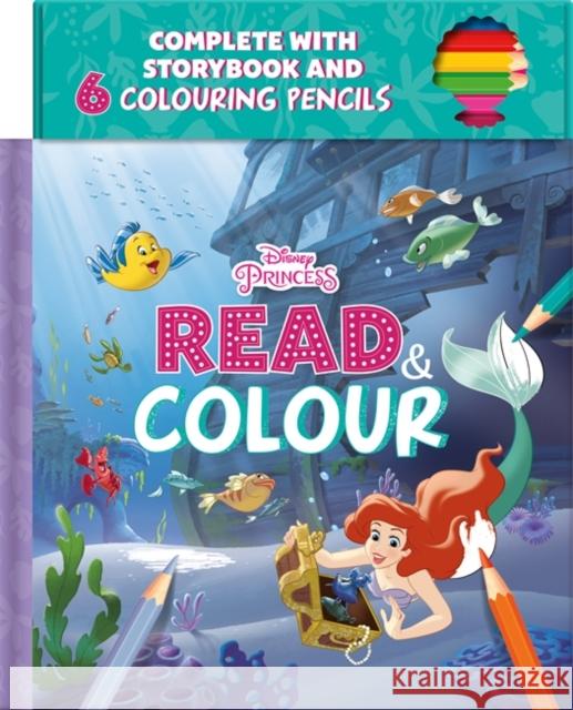 Disney Princess Ariel: Read & Colour Igloo Books 9781838527020 Bonnier Books Ltd