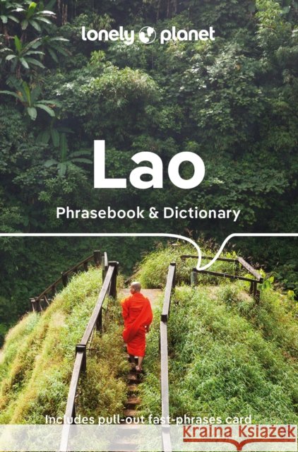 Lonely Planet Lao Phrasebook & Dictionary Joe Cummings 9781838691486 Lonely Planet