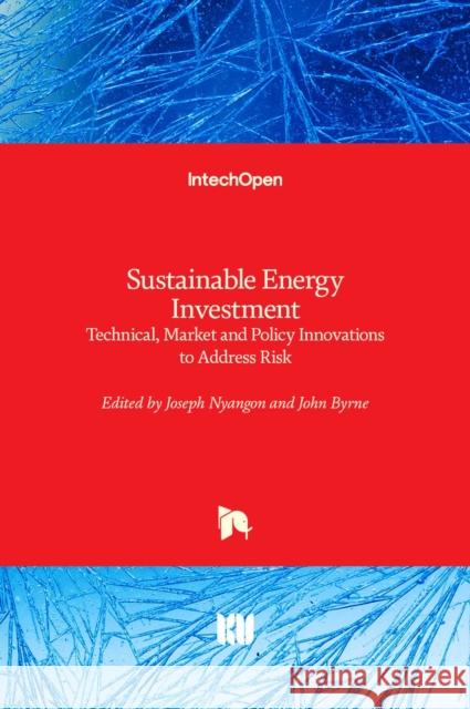 Sustainable Energy Investment: Technical, Market and Policy Innovations to Address Risk Joseph Nyangon John Byrne 9781838801977