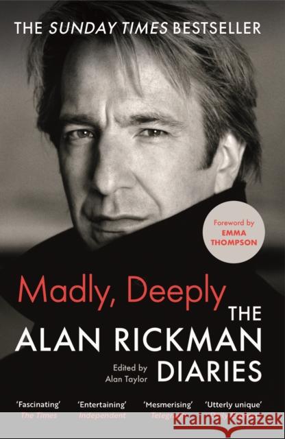 Madly, Deeply: The Alan Rickman Diaries Alan Rickman 9781838854805