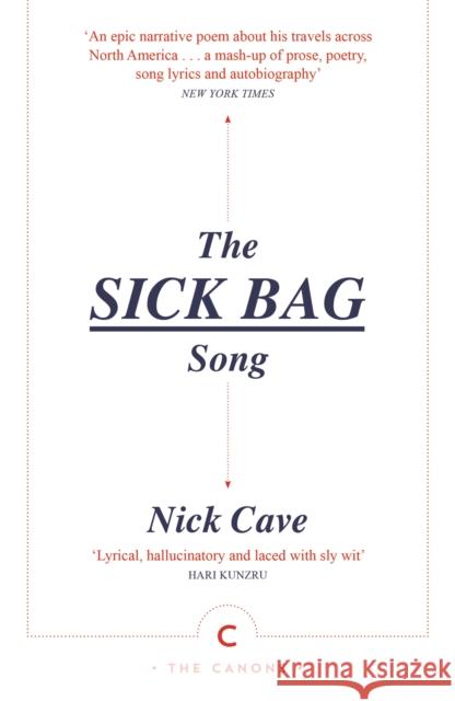 The Sick Bag Song Nick Cave 9781838858384