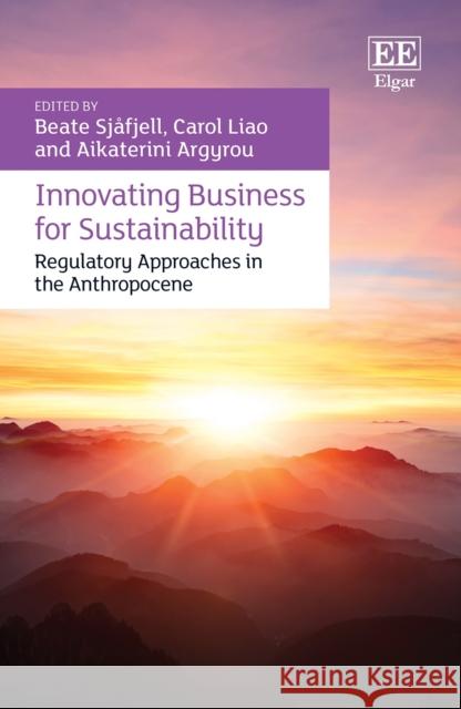 Innovating Business for Sustainability: Regulatory Approaches in the Anthropocene Aikaterini Argyrou 9781839101311