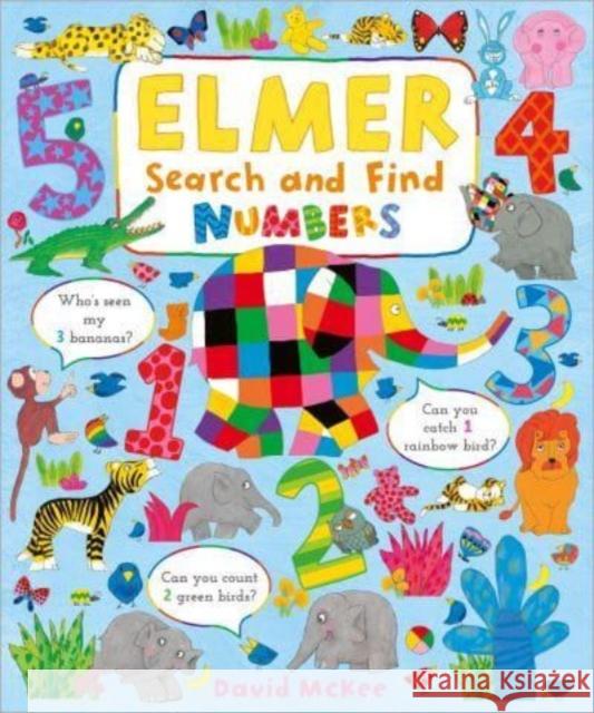 Elmer Search and Find Numbers David McKee 9781839131653