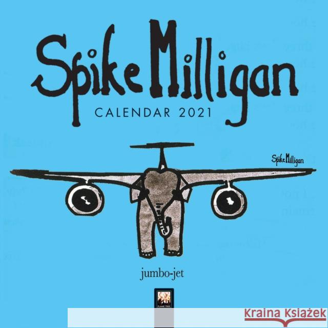 Spike Milligan Mini Wall calendar 2021 (Art Calendar) Flame Tree Studio 9781839640926 Flame Tree Publishing