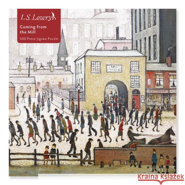 L.S. Lowry: Coming from the Mill: 500-Piece Jigsaw Puzzles Flame Tree Studio 9781839644313 Flame Tree Publishing