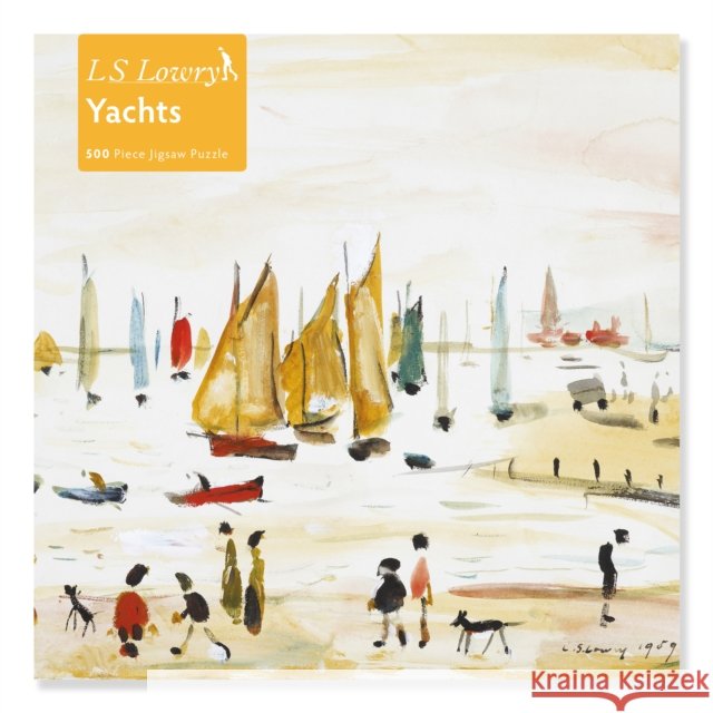 Adult Jigsaw Puzzle L.S. Lowry: Yachts (500 Pieces): 500-Piece Jigsaw Puzzles Flame Tree Studio 9781839644382