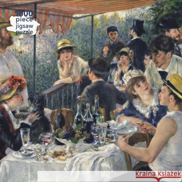 Adult Jigsaw Puzzle Pierre Auguste Renoir: Luncheon of the Boating Party: 1000-Piece Jigsaw Puzzles Flame Tree Studio 9781839648182 Flame Tree Gift