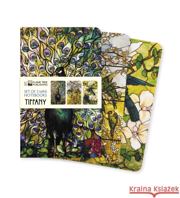 Tiffany Set of 3 Mini Notebooks Flame Tree Studio 9781839648496