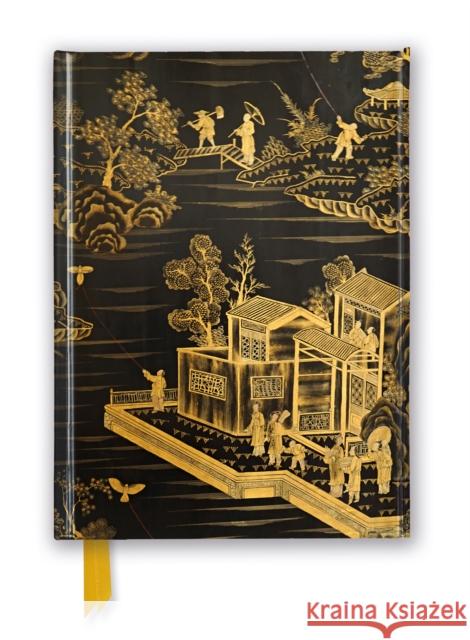 Chinese Lacquer Black & Gold Screen (Foiled Journal) Flame Tree Studio 9781839648731 Flame Tree Publishing