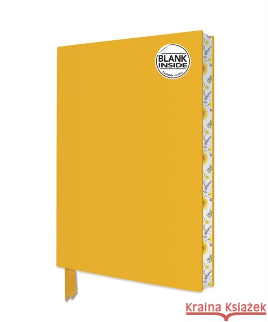 Sunny Yellow Blank Artisan Notebook (Flame Tree Journals) Flame Tree Studio 9781839648984 Flame Tree Publishing