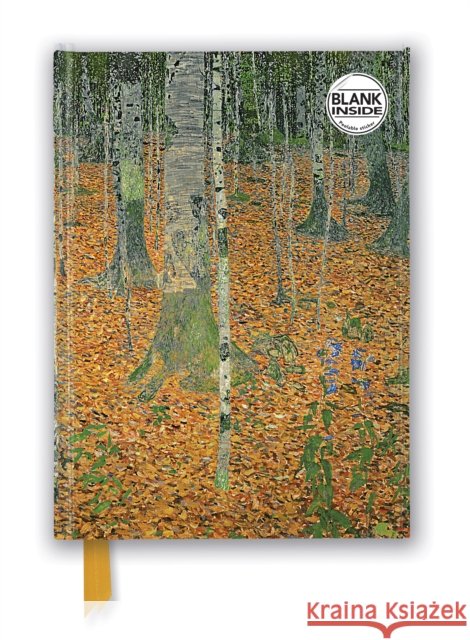 Gustav Klimt: The Birch Wood (Foiled Blank Journal) Flame Tree Studio 9781839649240 Flame Tree Publishing