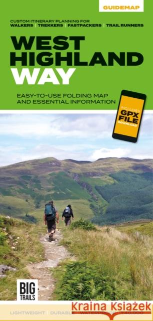 West Highland Way: Easy-to-use folding map and essential information, with custom itinerary planning for walkers, trekkers, fastpackers and trail runners  9781839810329 Vertebrate Publishing Ltd