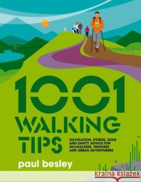 1001 Walking Tips: Navigation, fitness, gear and safety advice for hillwalkers, trekkers and urban adventurers Paul Besley 9781839810763 Vertebrate Publishing Ltd