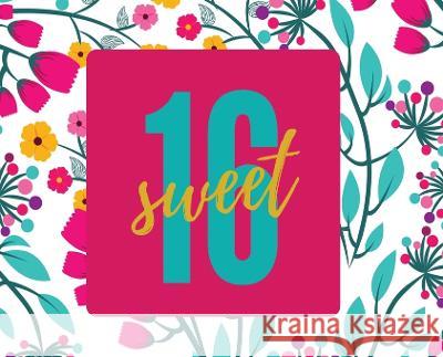 Happy 16th Birthday Guest Book (Landscape Hardcover): Sweet Sixteen Guest book, party and birthday celebrations decor, memory book, 16th birthday, hap Bell, Lulu and 9781839900044 Lulu and Bell