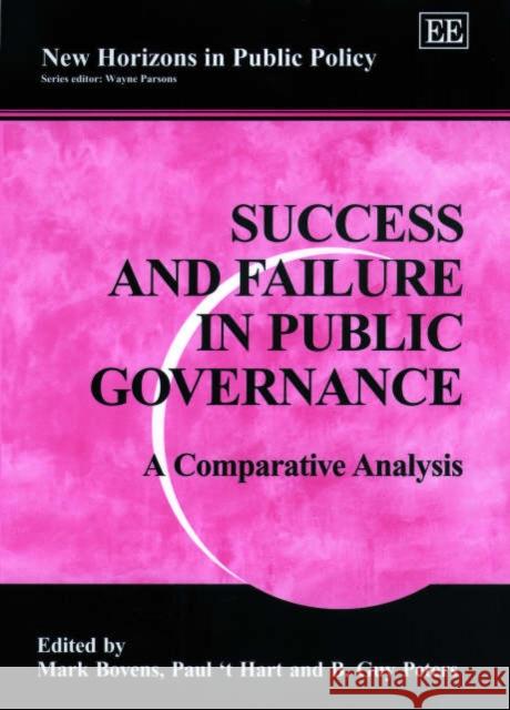 Success and Failure in Public Governance: A Comparative Analysis  9781840640885 Edward Elgar Publishing Ltd