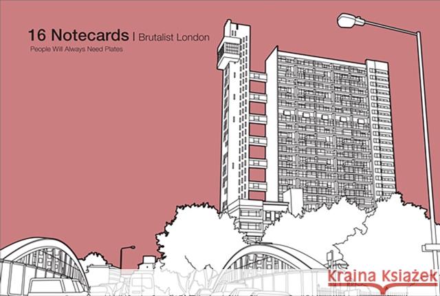 Brutalist London - 16 Notecards Robin Farquhar 9781840656183