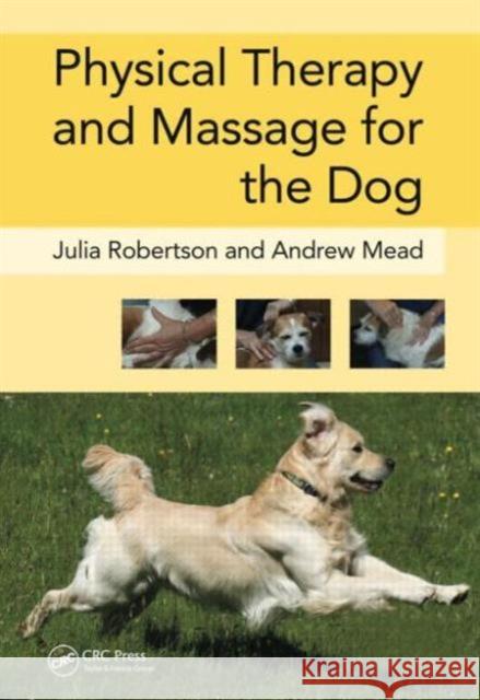 Physical Therapy and Massage for the Dog Julia Robertson Andy Mead 9781840761443 Manson Publishing Ltd