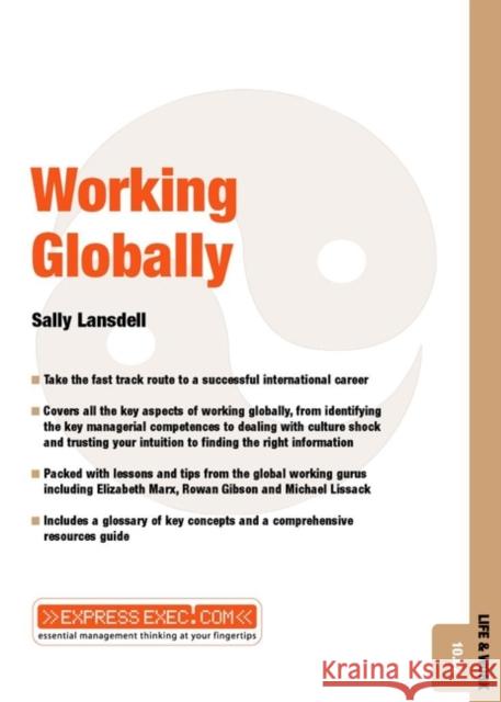 Working Globally: Life & Work 10.02 Lansdell, Sally 9781841122021 Capstone Publishing