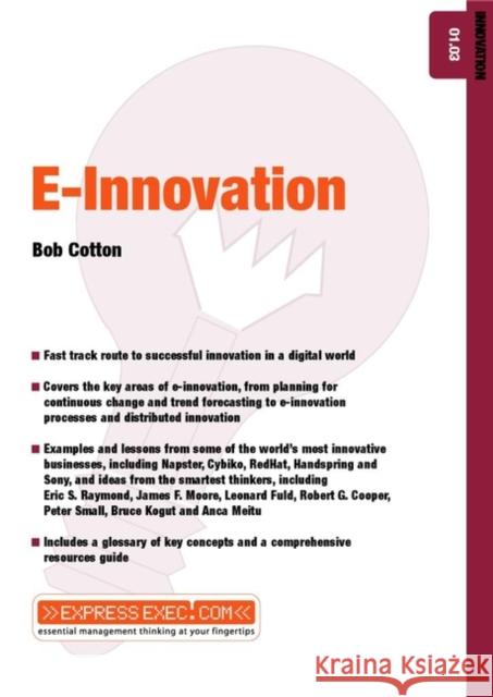 E-Innovation Cotton, Bob 9781841122403 JOHN WILEY AND SONS LTD