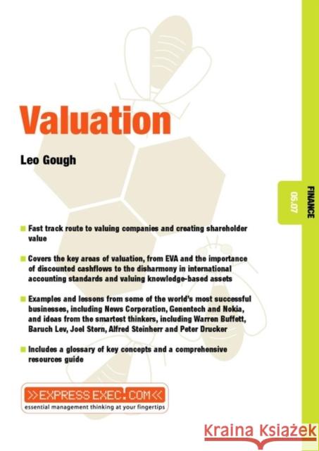 Valuation : Finance 05.07 Leo Gough 9781841123356 