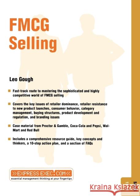 Fmcg Selling: Sales 12.8 Gough, Leo 9781841124612 Capstone Publishing