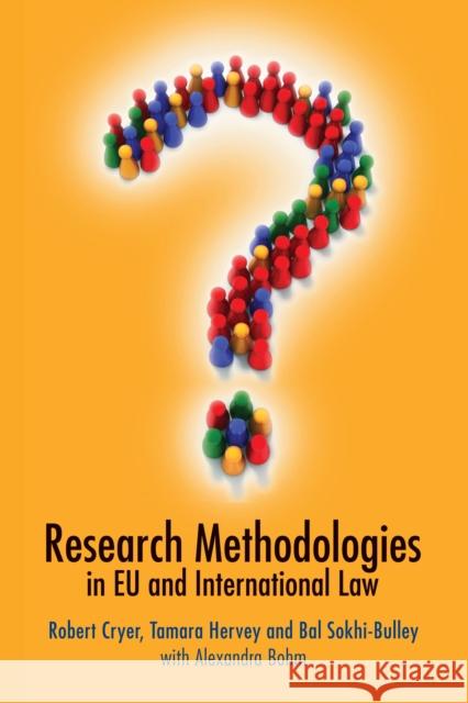Research Methodologies in EU and International Law  9781841132358 