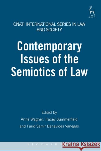 Contemporary Issues of the Semiotics of Law: Cultural and Symbolic Analyses of Law and Global Context Wagner, Anne 9781841135465 Hart Publishing
