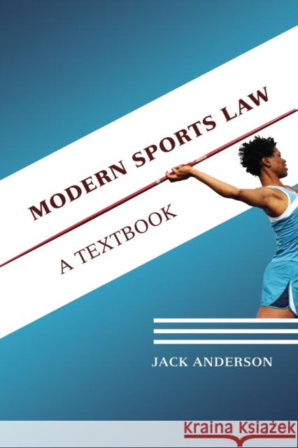 Modern Sports Law Anderson, Jack 9781841136851 0
