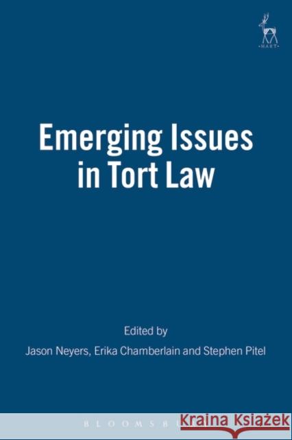 Emerging Issues in Tort Law  9781841137070 HART PUBLISHING