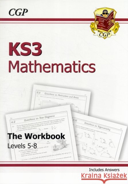 KS3 Maths Workbook - Higher (includes answers) CGP Books 9781841460383 Coordination Group Publications Ltd (CGP)