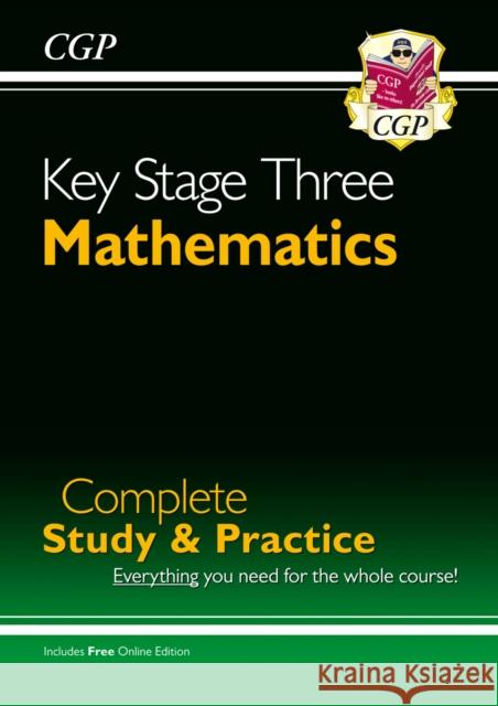 New KS3 Maths Complete Revision & Practice - Higher (includes Online Edition, Videos & Quizzes) CGP Books 9781841463834 Coordination Group Publications Ltd (CGP)