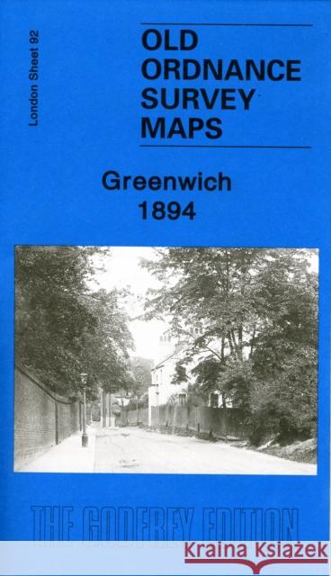 Greenwich 1894: London Sheet 092.2 Alan Godfrey 9781841514048 Alan Godfrey Maps